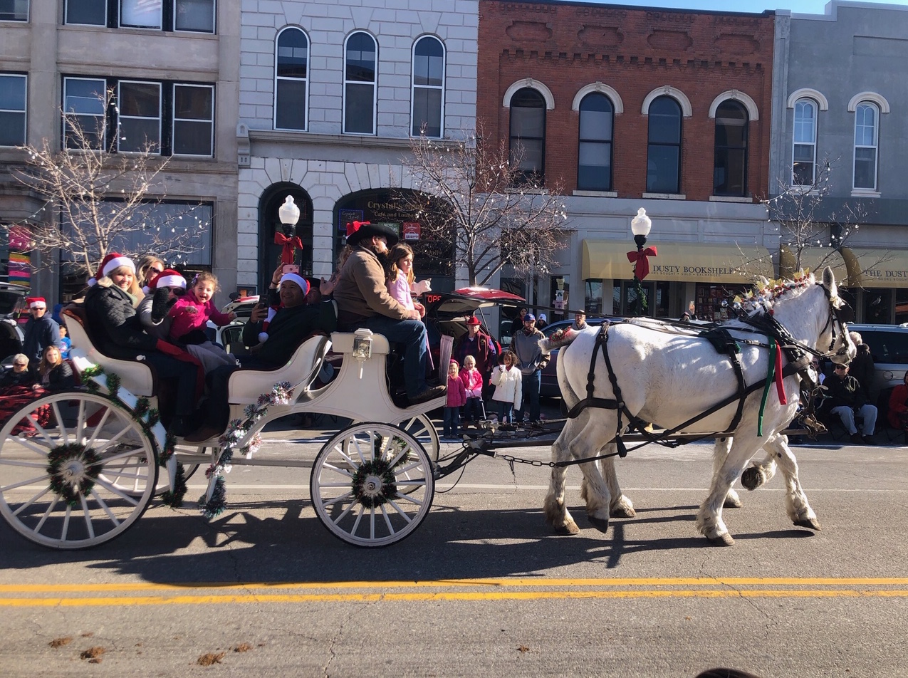 Go, See, Do Carriage rides on Mass. Street, Prairie Moon winter fair